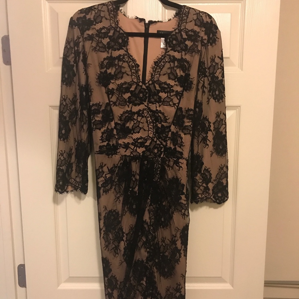 Tadashi Shoji dress, 3/4 sleeves, 14